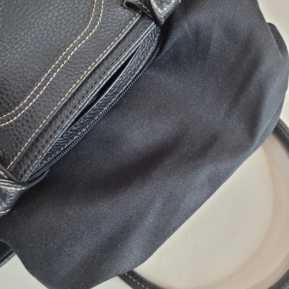 Liz Claiborne Vintage Y2K Faux Leather Mini Satchel Handbag - Picture 10 of 11